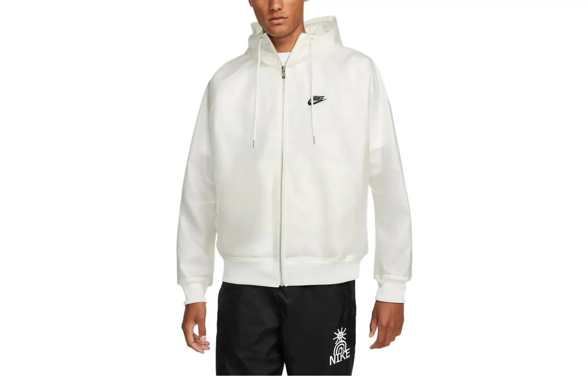 Nike Jackets Men's White Hooded Moderate Other