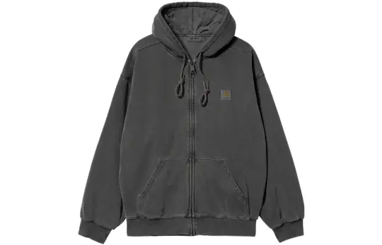 Carhartt Wip logo-appliqué zip-up hoodie