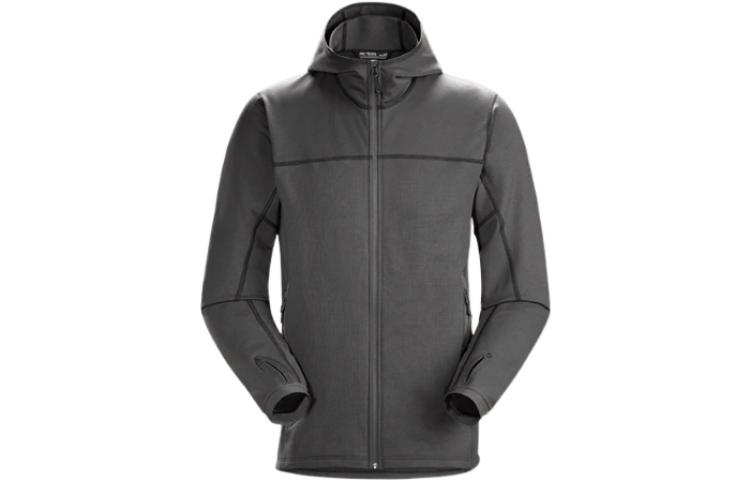Мужская куртка Arcteryx Leaf Naga Hoody Full zip(Gen2) (серая)