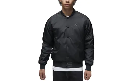 Jordan Jackets Men's Black Lapel Moderate Other