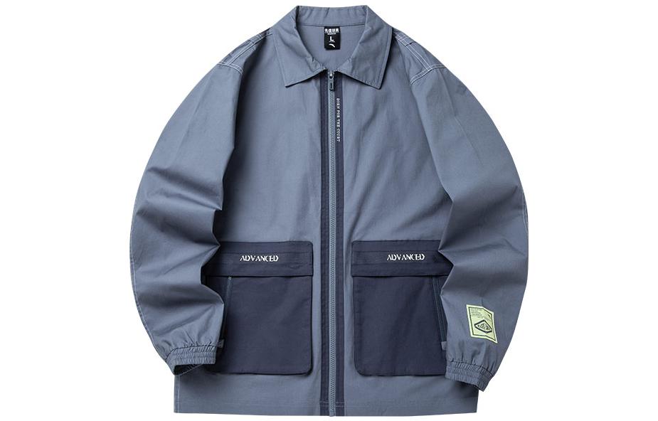 ANTA Basketball Collection Jackets Men's Rabbit Gray Lapel Moderate Other