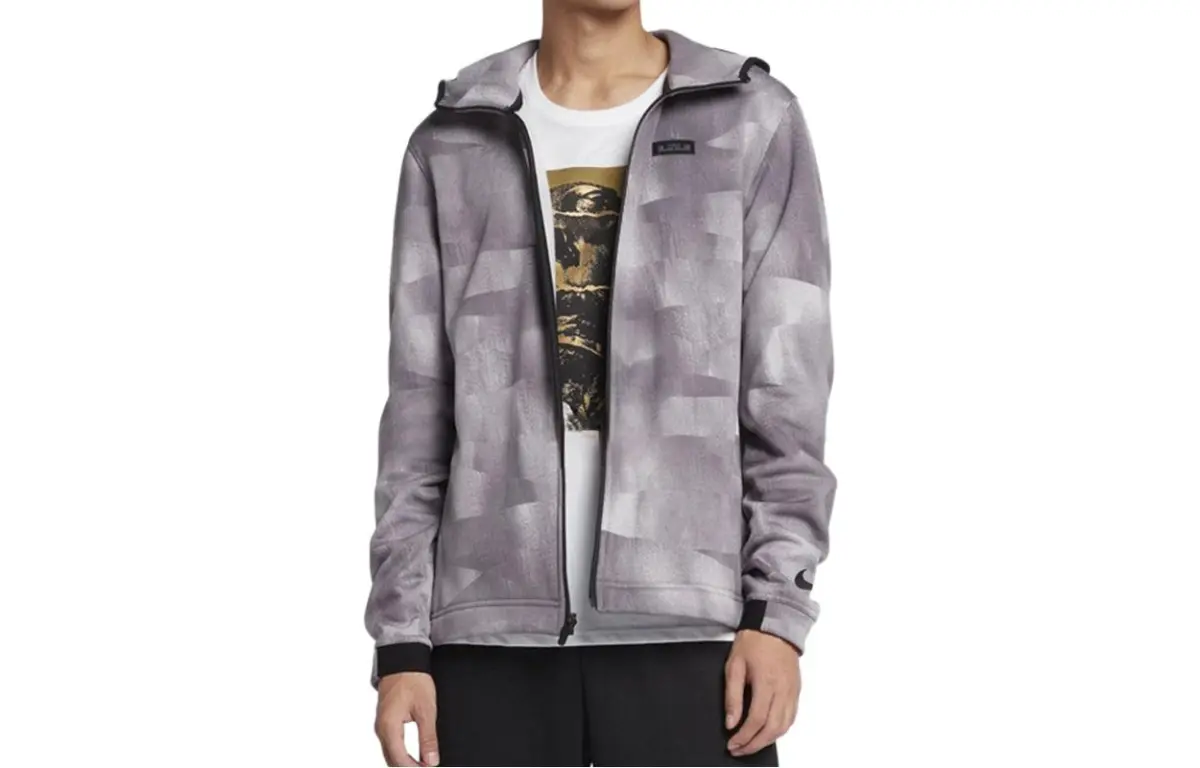 Nike Jackets Men's Gray Hooded Moderate Other
