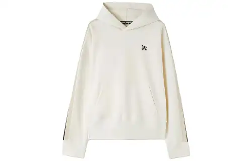 Palm Angels monogram-embroidered track hoodie