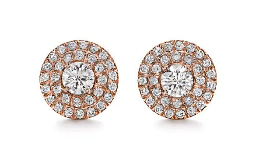 TIFFANY & CO. 18K Rose Gold Earrings Women's