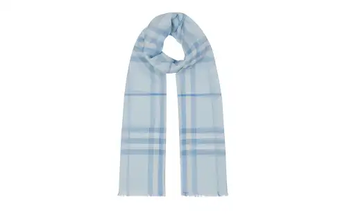 Burberry Checked Wool Scarf