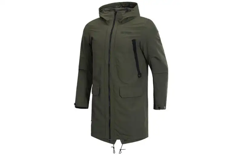 Li Ning BADFIVE Jackets Men's Forest Green Hooded Moderate Other
