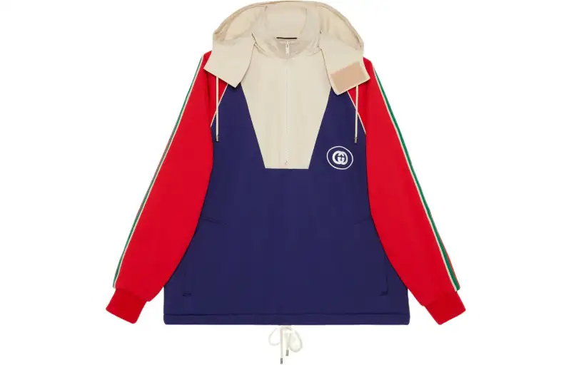 GUCCI Logo Half Zip Jacket