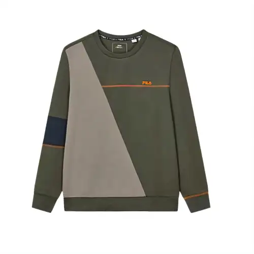 FILA x 3.1 Phillip Lim 3.1 Phillip Lim Collaboration Collection Sweatshirt Men's Rotten Leaf Brown