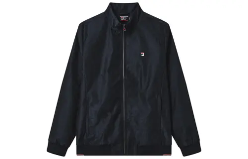 FILA Jackets Men's Legend Blue Stand Collar Moderate Other