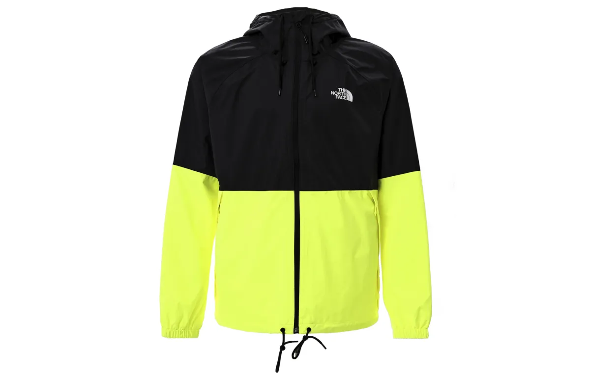 THE NORTH FACE Jackets Men's Black Yellow Hooded (Non-detachable) Moderate Straight Fit