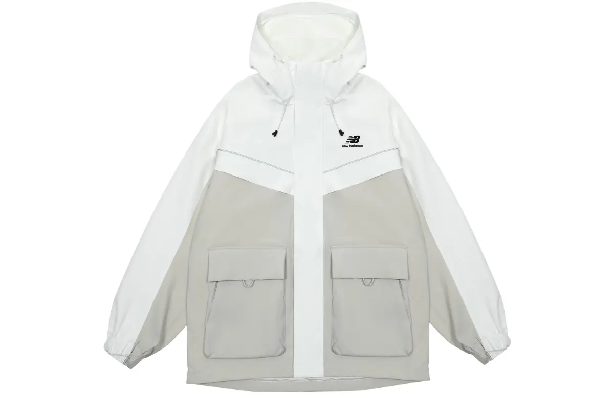 New Balance Windproof Woven Hooded Jacket Khaki