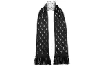 Nike Knit Scarves Unisex Black White