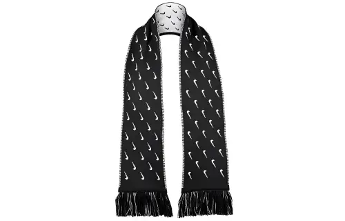 Nike Knit Scarves Unisex Black White