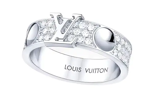 LOUIS VUITTON Empreinte Ring White Gold And Diamonds