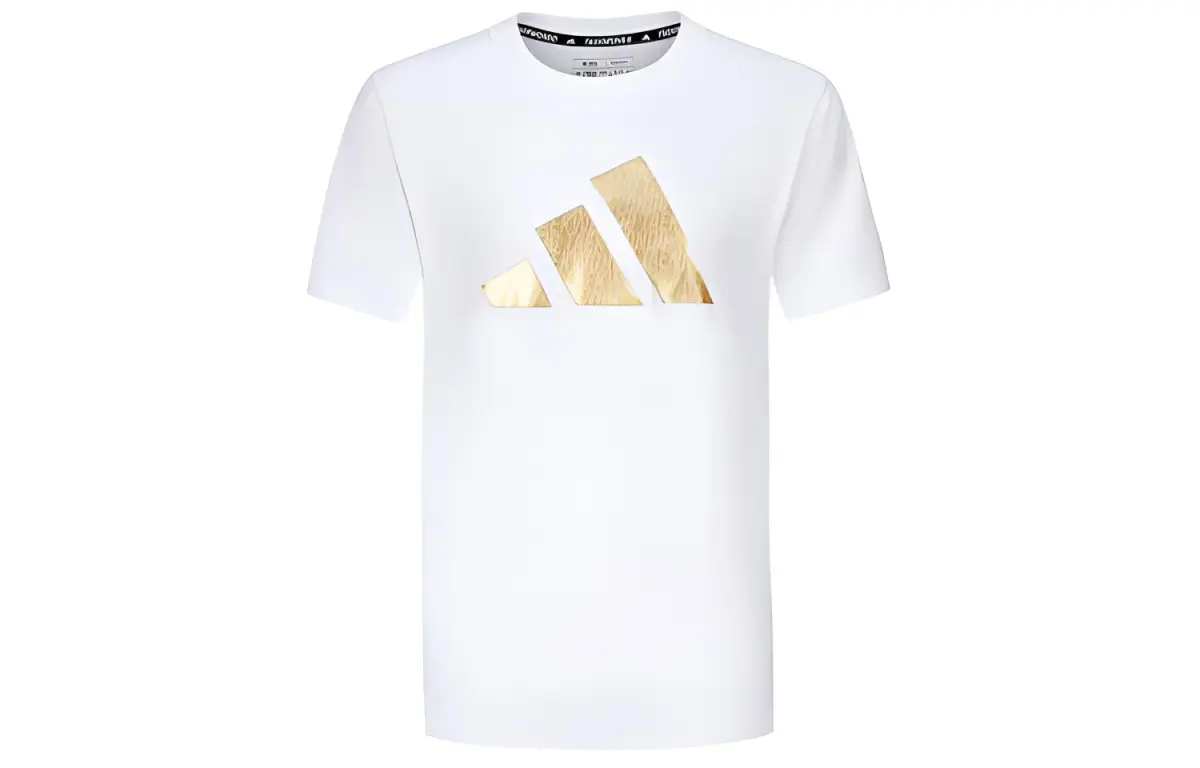 Adidas T-Shirts Men's White Gold