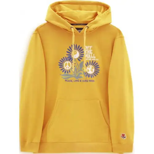 Vans Sweatshirts Men's Yellow Hooded Moderate Regular
