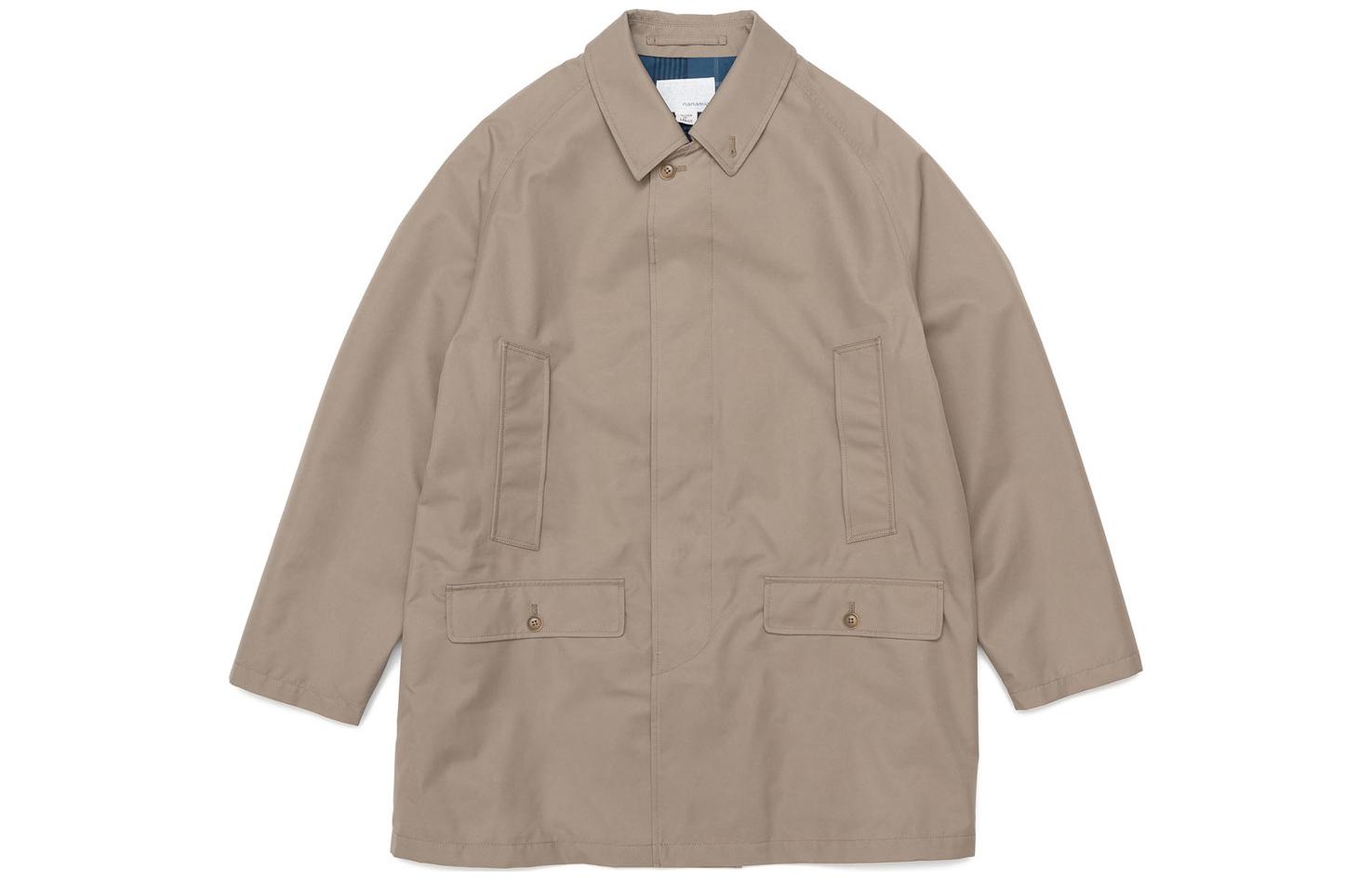 Мужская куртка nanamica 2l Gore tex Short Soutien Collar Coat (черная)