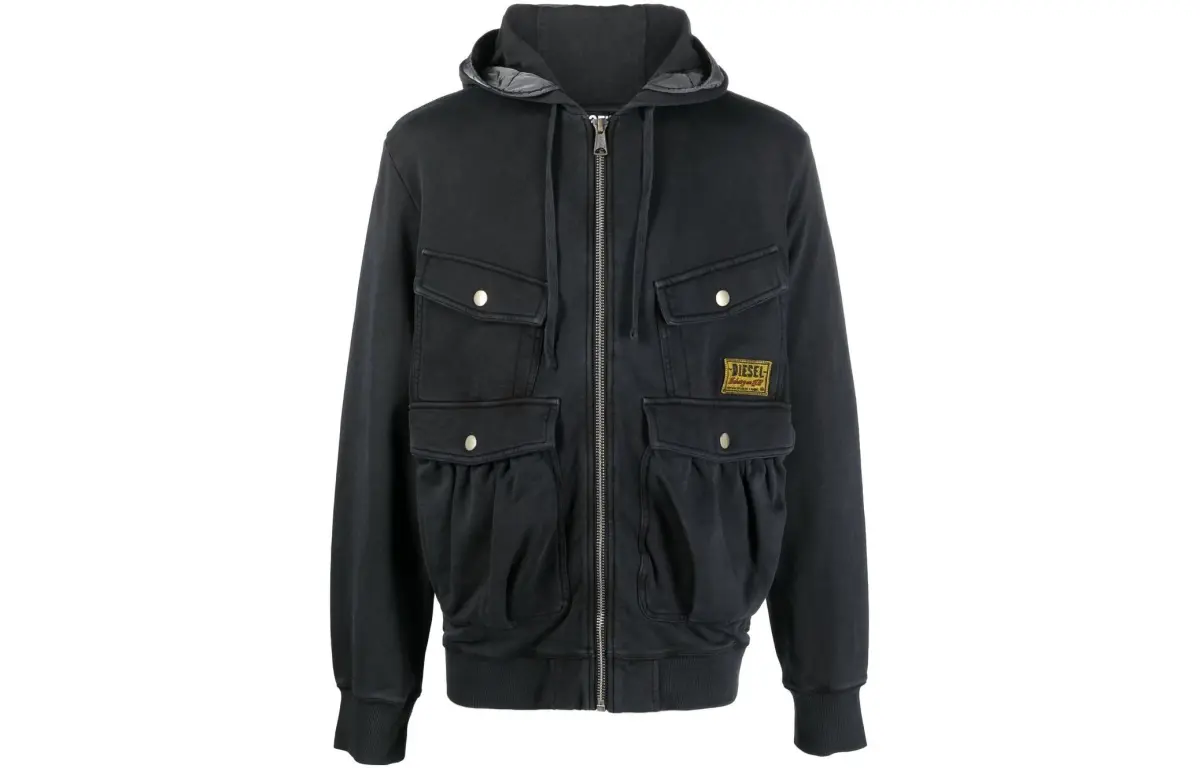 DIESEL Jackets & Coats Men's Black