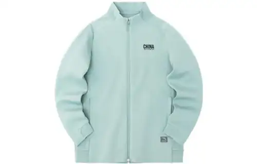 ANTA All Weather Jackets Men's Mint Green Stand Collar Moderate Other
