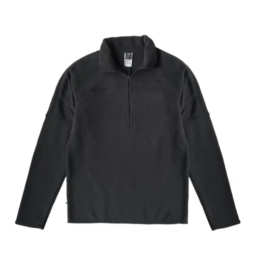 THE NORTH FACE Comfortable Stand Collar Pullover Fleece Lined Knitwear Men's Gray