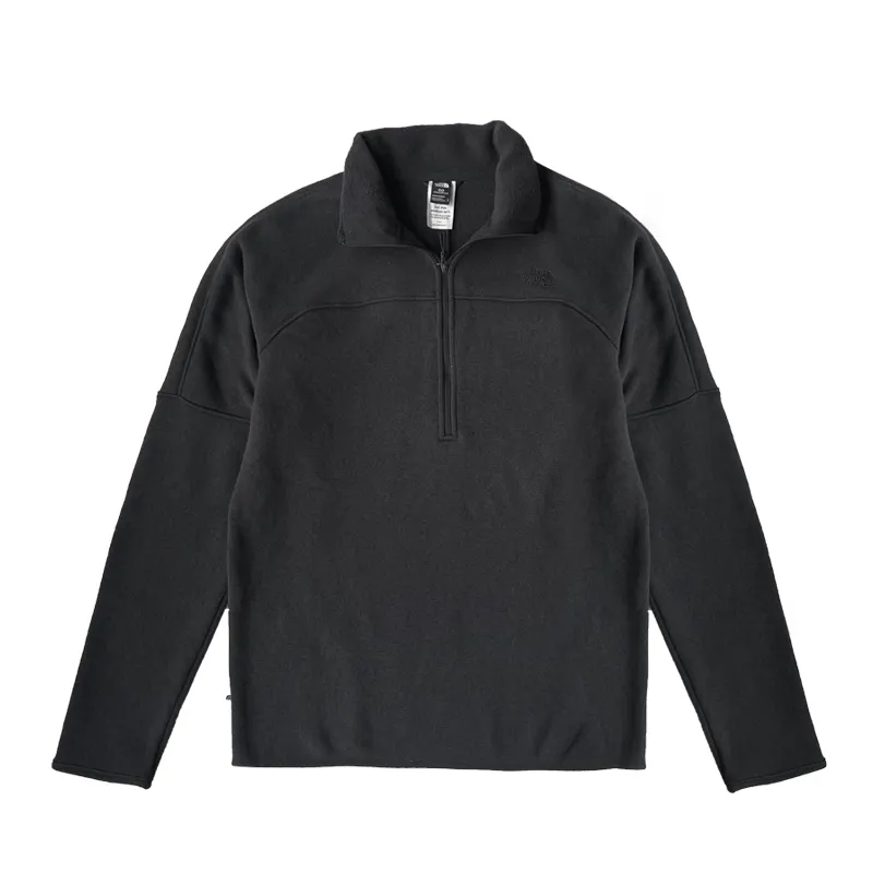 THE NORTH FACE Comfortable Stand Collar Pullover Fleece Lined Knitwear Men's Gray