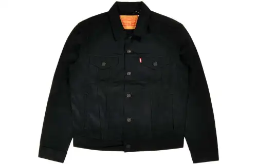 Levis Jackets Men's Black Lapel Moderate Other