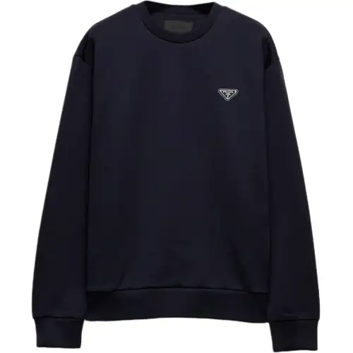 PRADA Triangle logo Sweatshirt