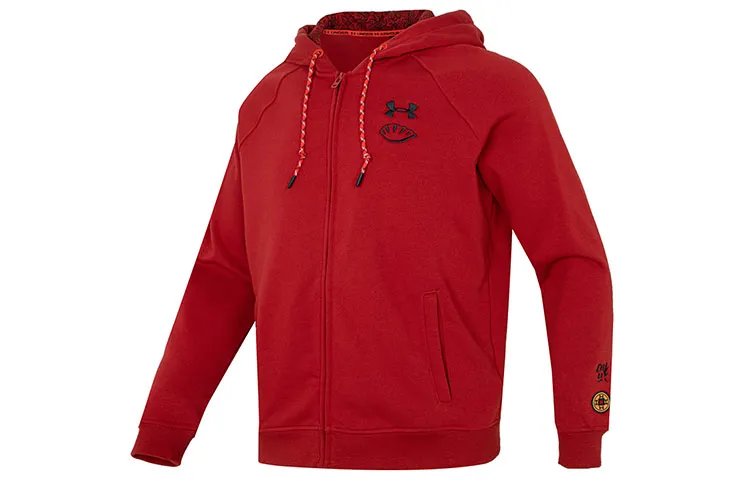 Under Armour UA Chinese New Year Jackets Men's Red Hooded Moderate Other