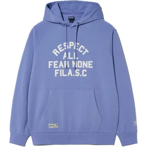 FILA Sweatshirts Unisex Blue Hooded Moderate