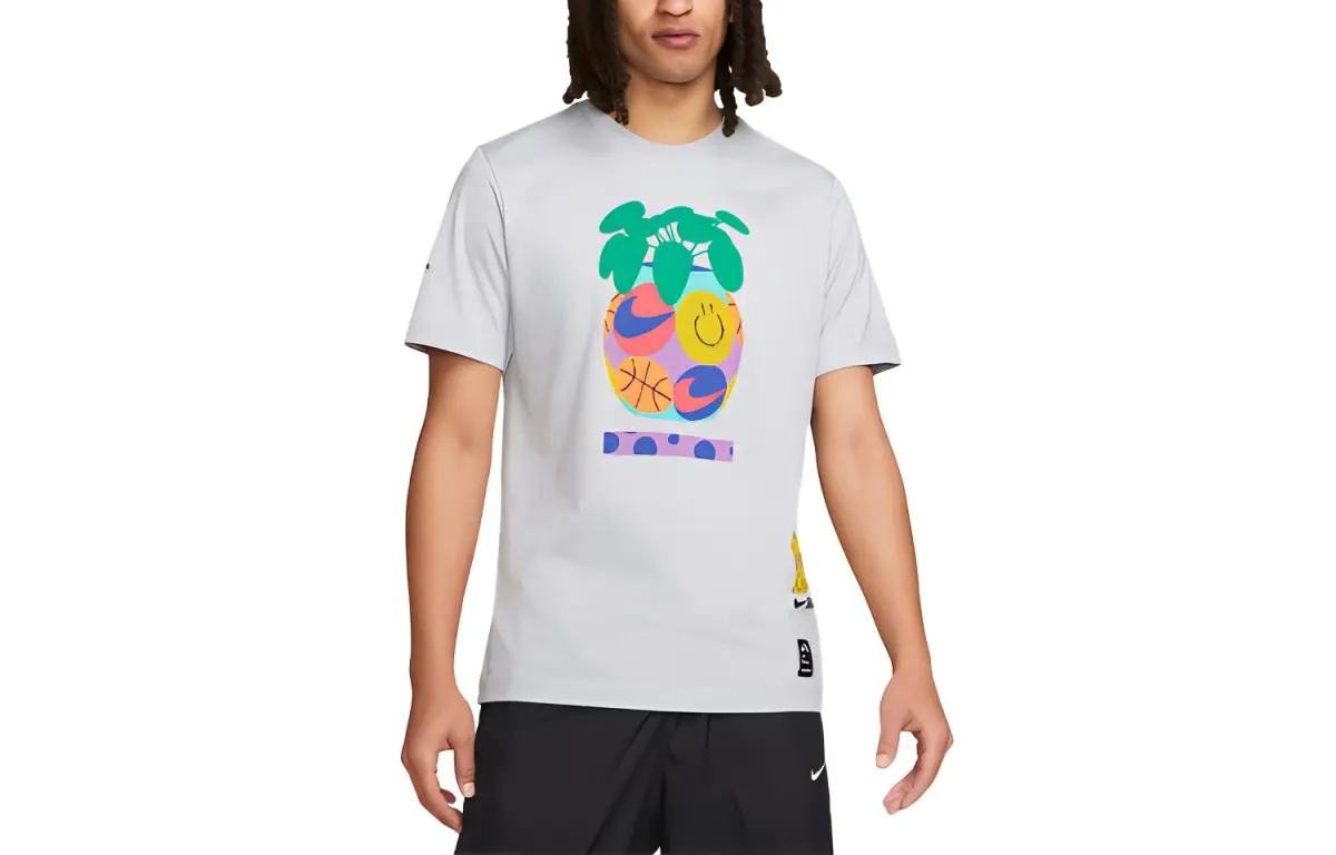 Nike T Shirt Asian Version Men's Gray