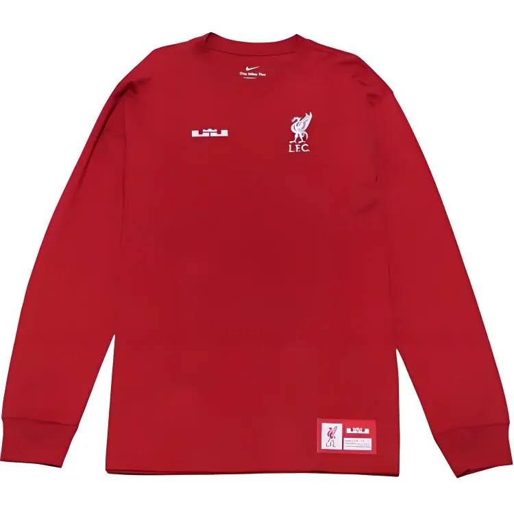 Nike LeBron X Liverpool F.C. Long Sleeve Max90 T shirt