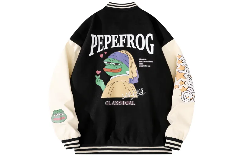 Pepe The Frog Baseball Jerseys Unisex Baseball Collar Moderate Other