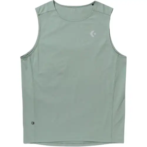 Converse Tank Tops Men's Green Crew Neck Moderate Straight Fit