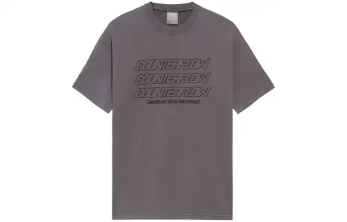 LiNing CF Tracing Sports Fashion Collection T Shirt Unisex Gray
