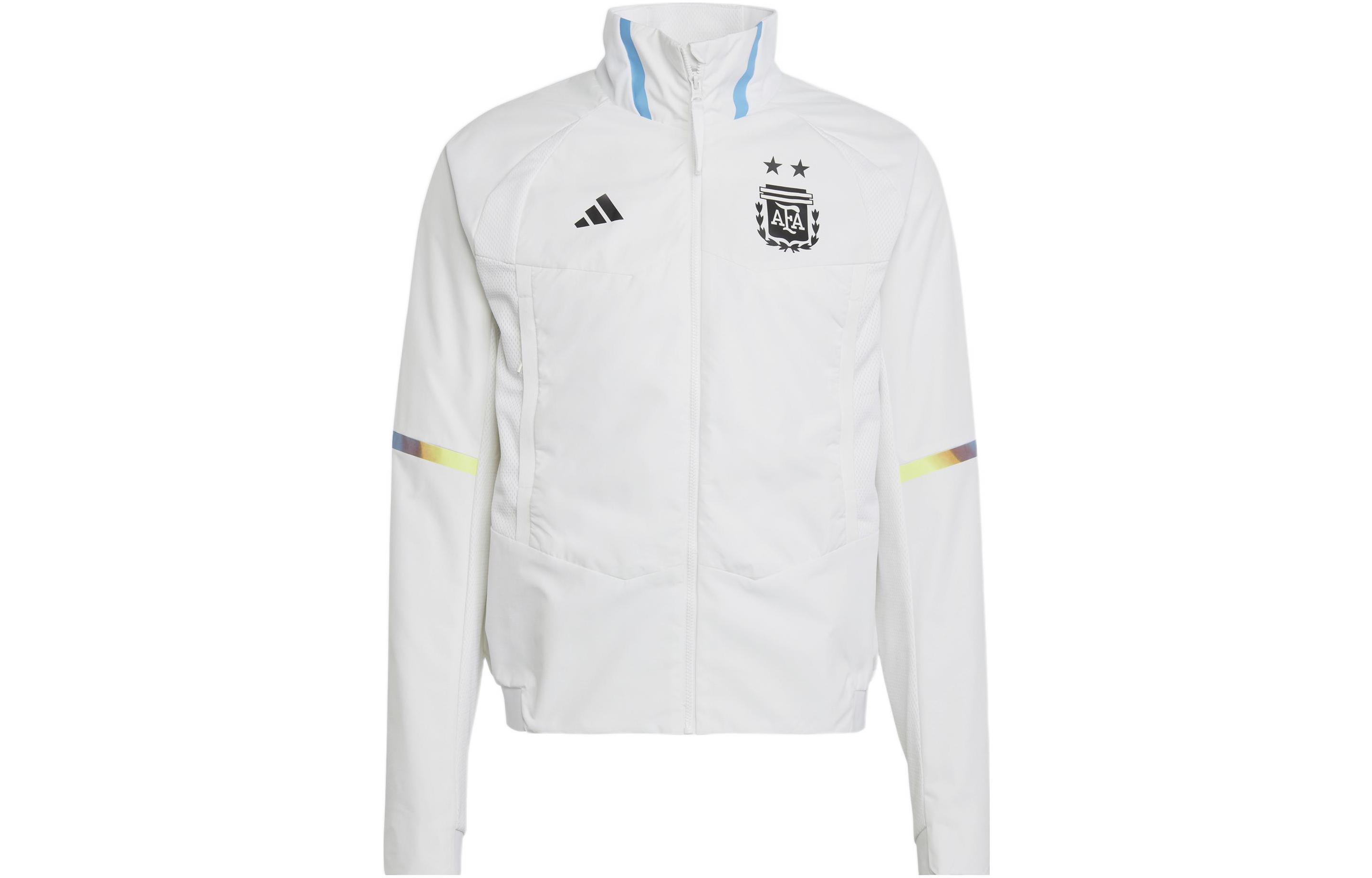 Adidas Argentina Jackets Men's White Stand Collar Moderate Other