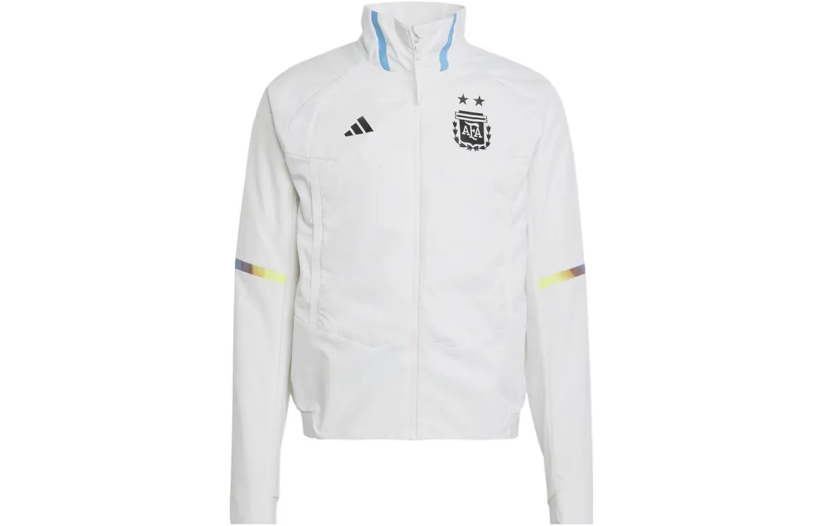 Adidas Argentina Jackets Men's White Stand Collar Moderate Other