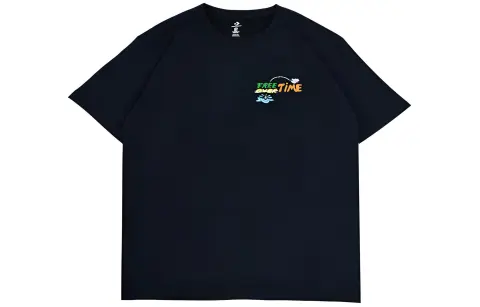 Converse SUMMER FISHING T Shirt Unisex Black