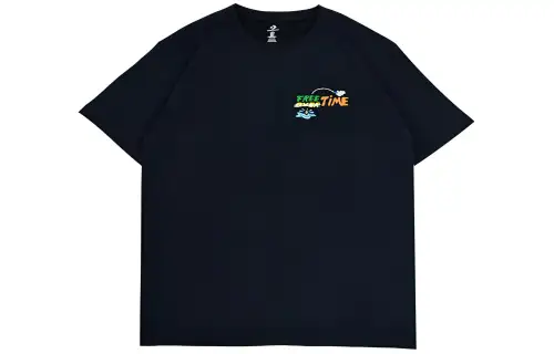 Converse SUMMER FISHING T Shirt Unisex Black