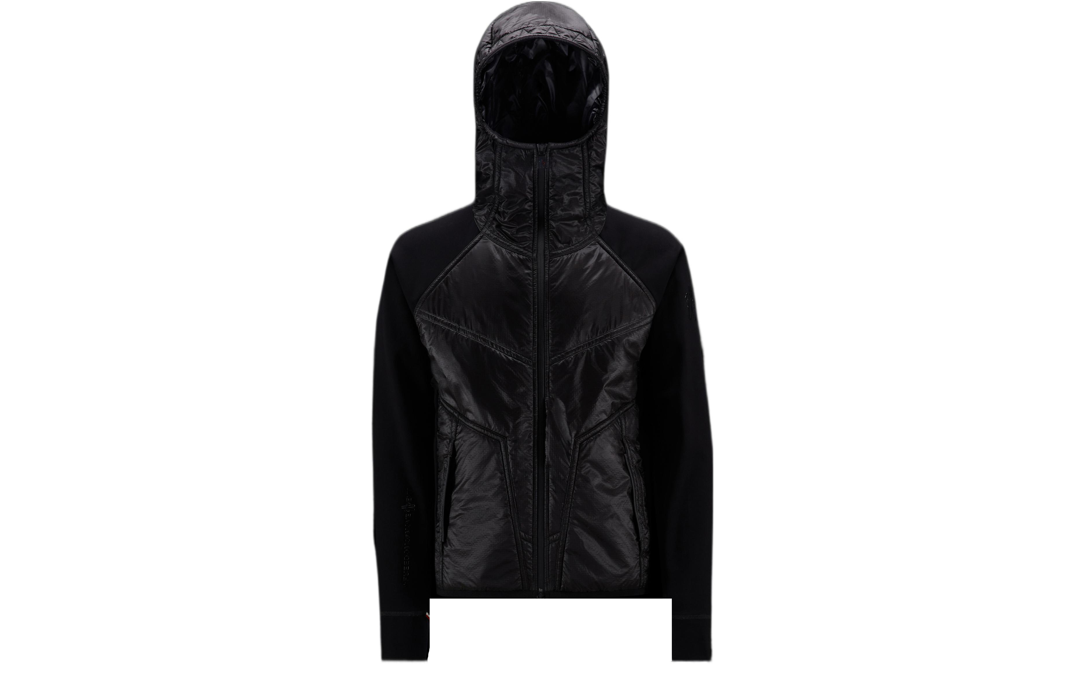 Мужская куртка Moncler (черно-синяя)