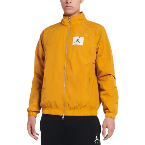 Jordan ESSENTIALS Jackets Men's Yellow Stand Collar Moderate Other