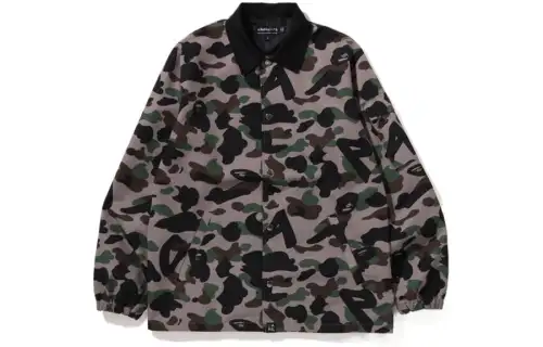 A BATHING APE X A.P.C Bape Jackets Unisex Beige Yellow Lapel Moderate Other