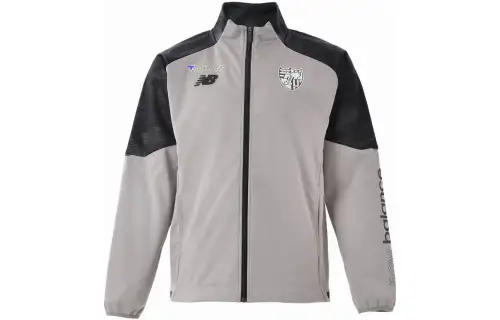 New Balance Jackets Men's Gray Stand Collar Moderate Other