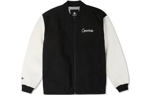 Converse Jackets Men's Black V-neck Moderate Other