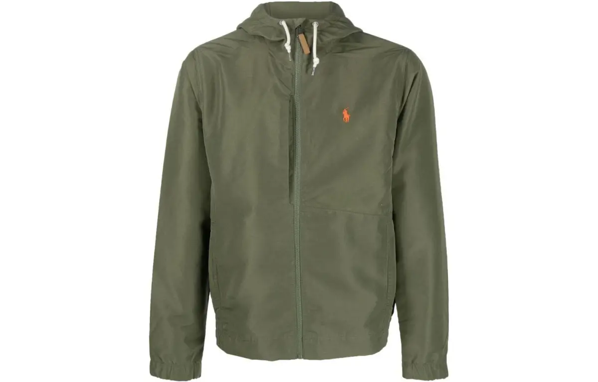 Polo Ralph Lauren embroidered-logo hooded jacket