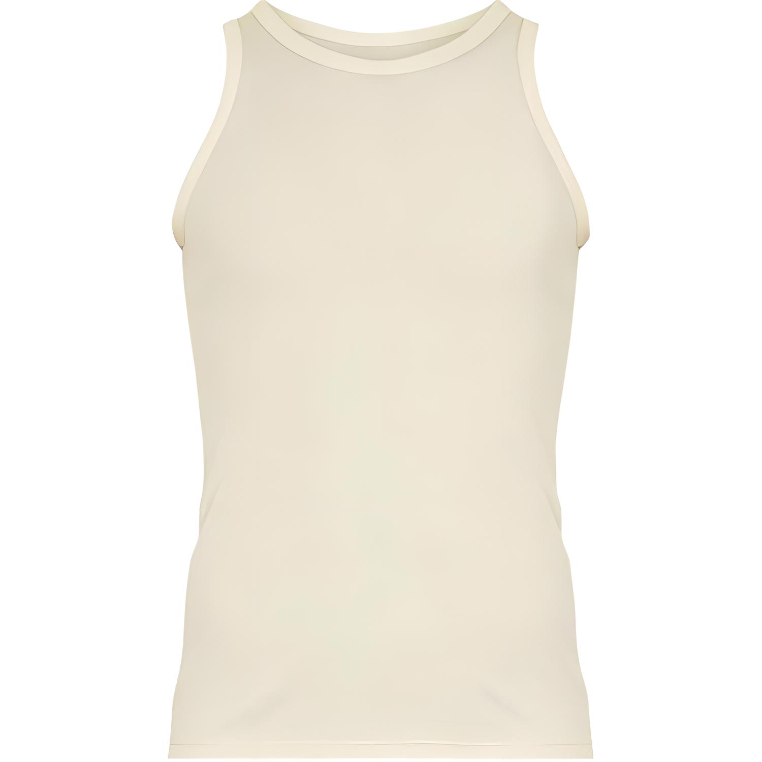 Maison Margiela fine-ribbed round-neck tank top