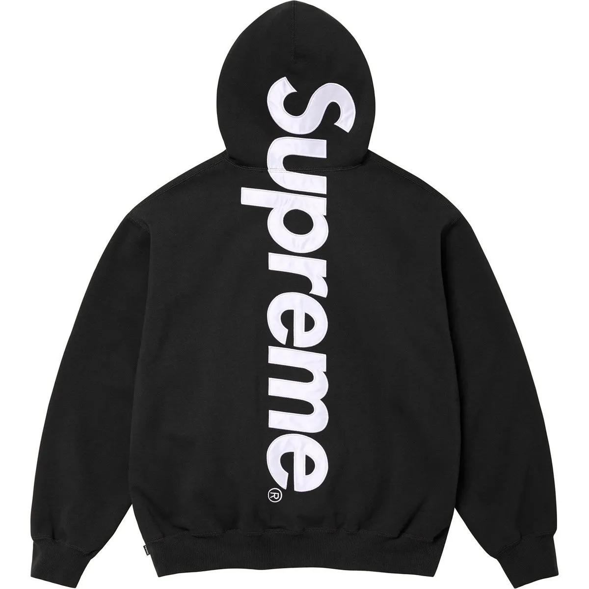 Supreme satin-appliqué "Light " hoodie