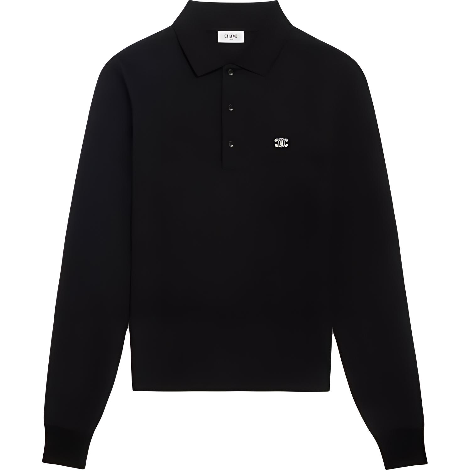 Мужская футболка CELINE CELINE POLOPolo (черный)