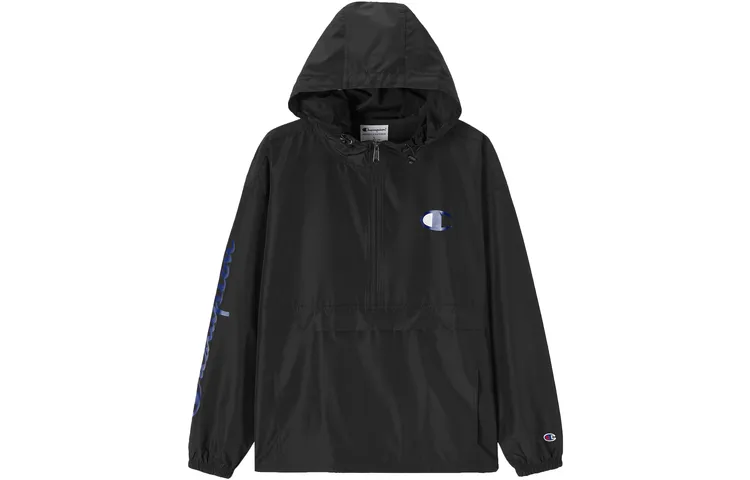 Champion Jackets Unisex Black Hooded Moderate Other