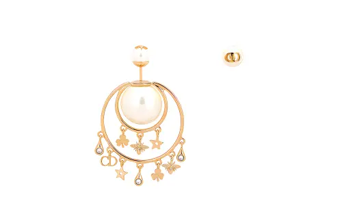 DIOR Earrings Women's Yellow