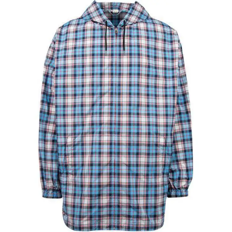 GUCCI Jackets Men's Blue Hooded Moderate Other